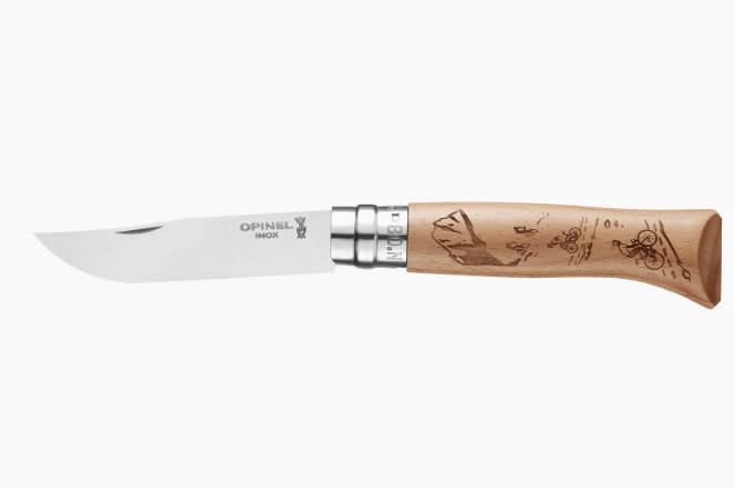 Opinel N°08 Gravure Vélo - 