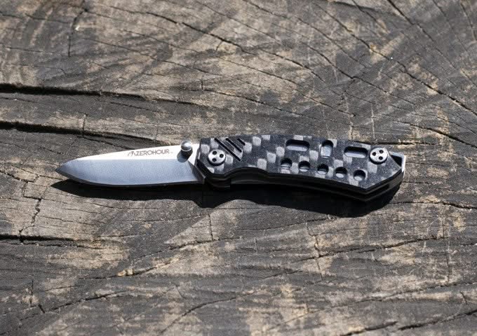 ZeroHour EDGE Carbon Fiber EDC Pocket Knife - 