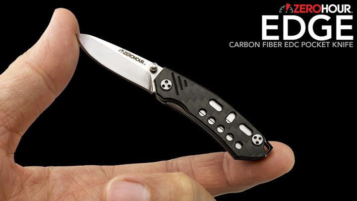 ZeroHour EDGE Carbon Fiber EDC Pocket Knife -