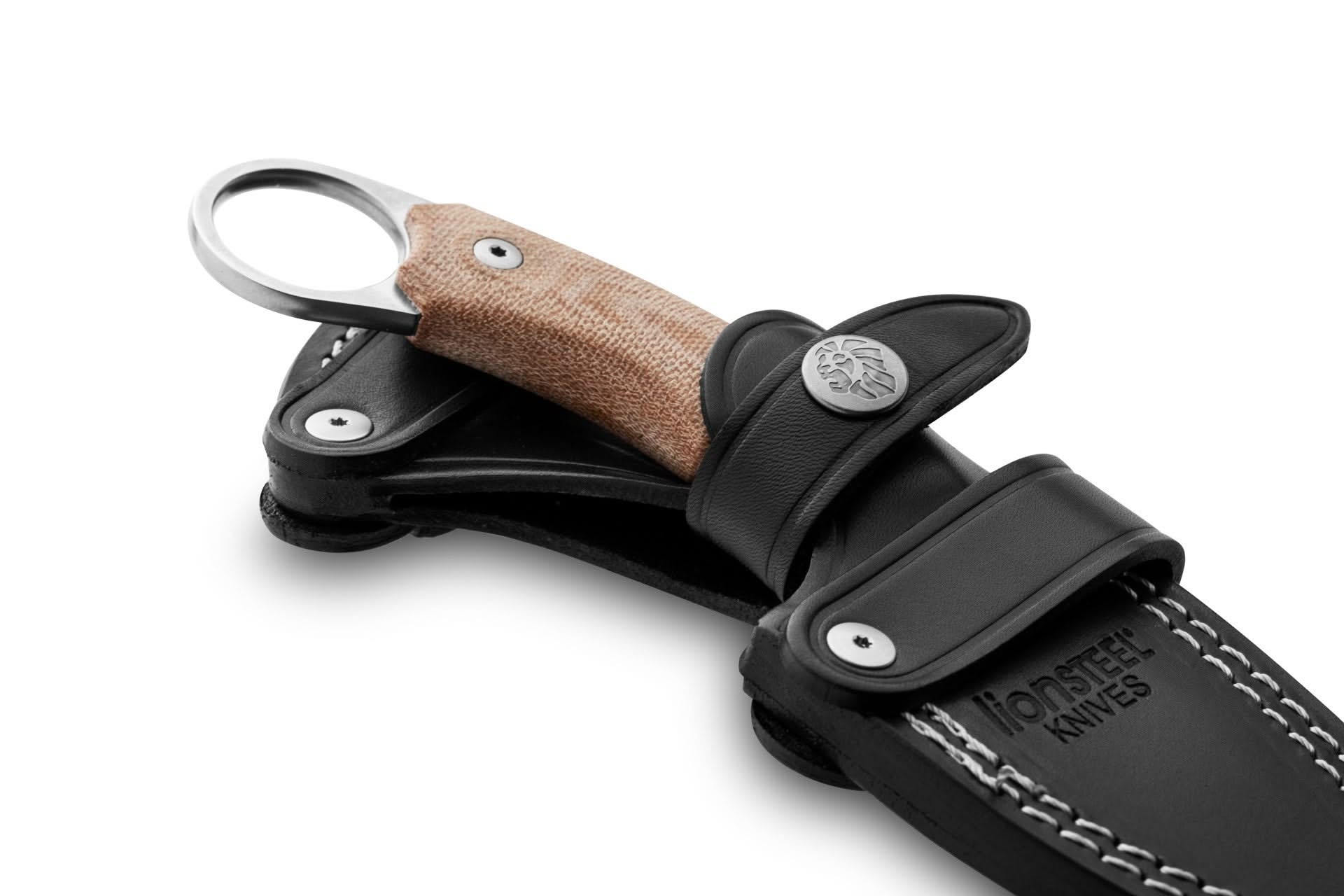 Lionsteel H1 CVG Skinner M390 Natural Canvas - 