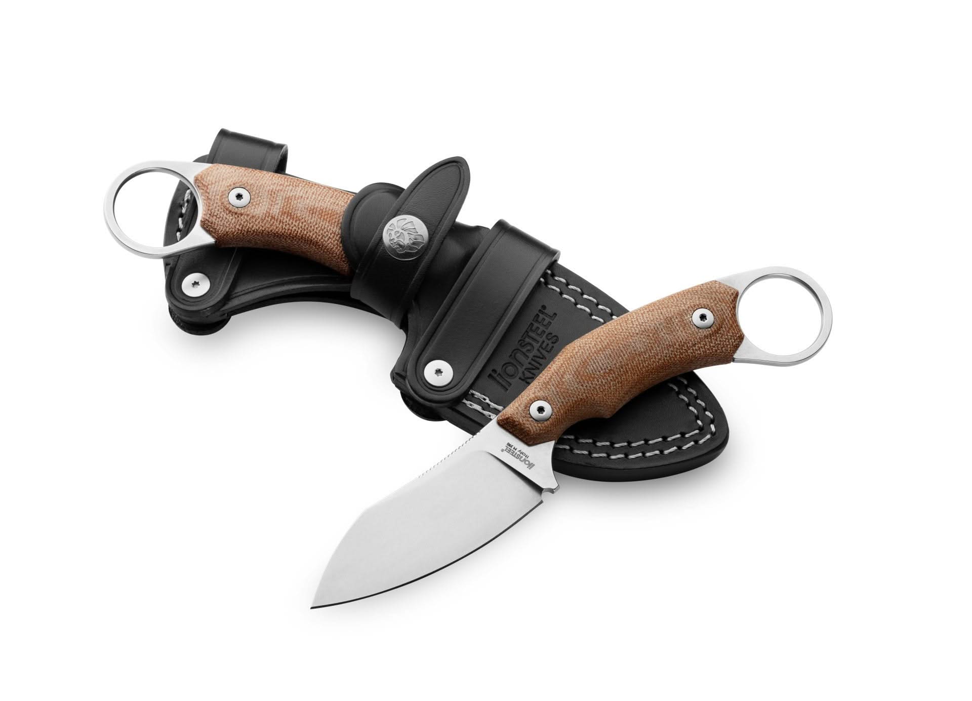Lionsteel H1 CVG Skinner M390 Natural Canvas - 