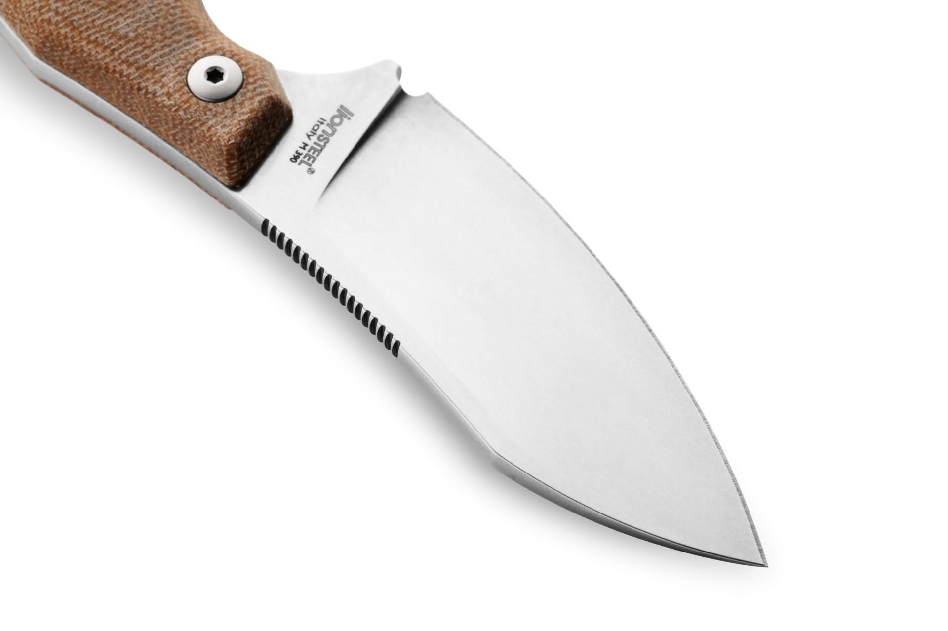Lionsteel H1 CVG Skinner M390 Natural Canvas - 
