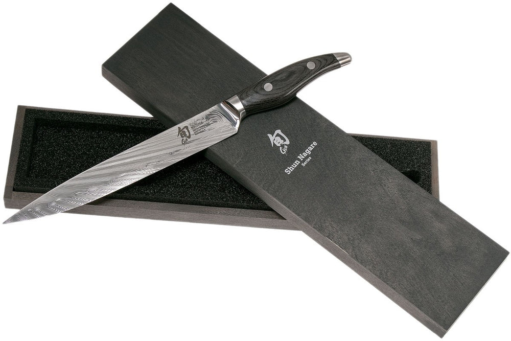 Couteau à trancher Japonais Kai NDC-0704 ( NDC0704 ) Shun Nagare lame de 23 cm -