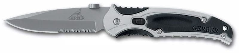 Gerber Presto 3.0  alu inox Lame lisse / crenté - 