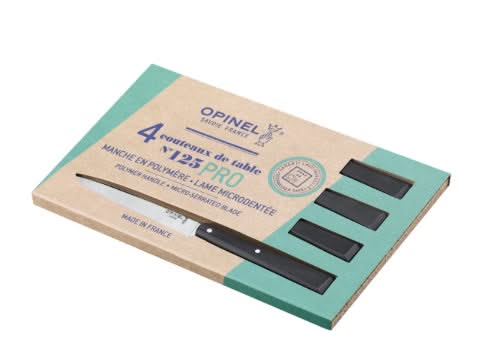 Opinel Coffret 4 couteaux de table N°125 Pro - 