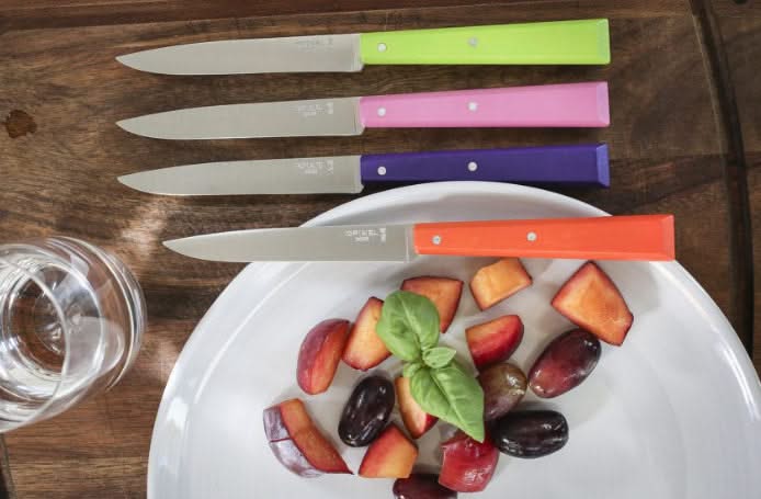 Opinel Coffret de 4 couteaux de table N°125 Bon Appétit Pop - 