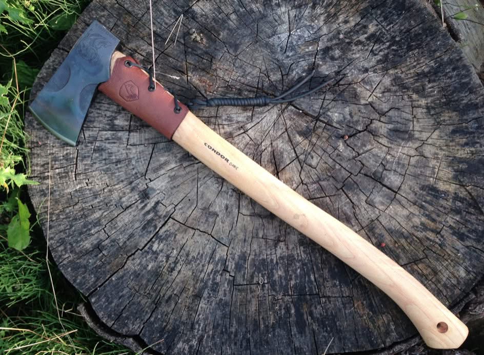 Condor 62705 Cloudburst Axe et étui en cuir