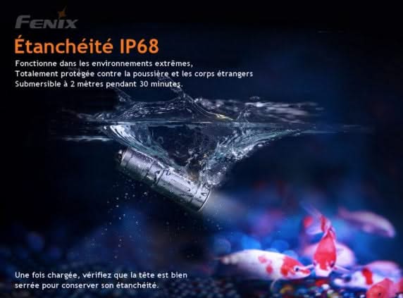 Fenix E02R Noir - 