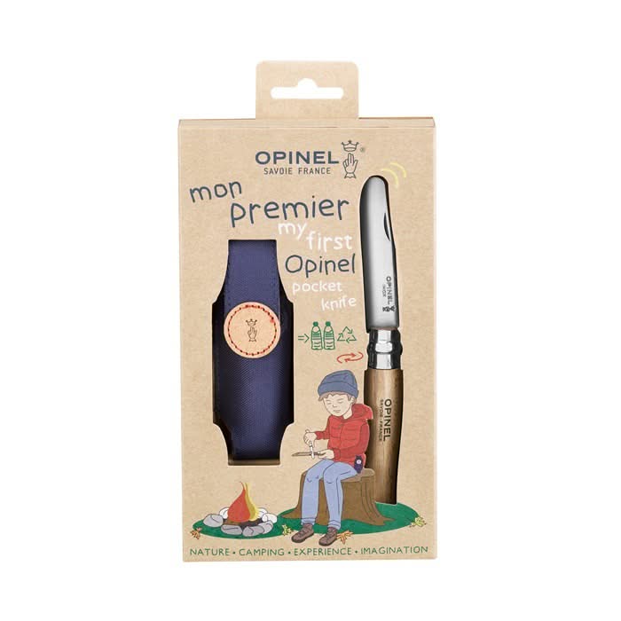 Opinel, Couteau de poche junior, My First, inox, etui, boîte - 