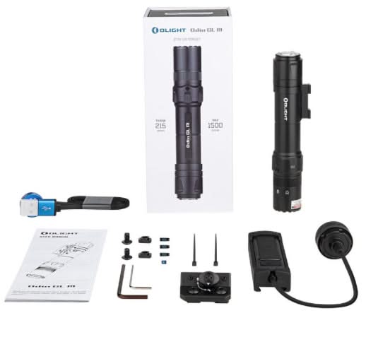 Olight Odin GL M - Lampe Tactique Avec Laser Vert 1500 Lumens - 