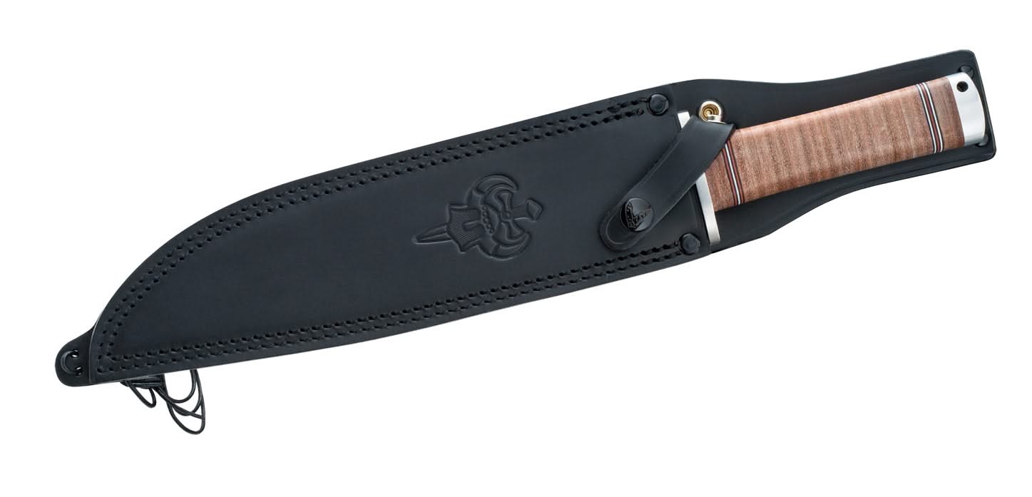 Fällkniven NL1L Thor – manche en cuir et garde inox