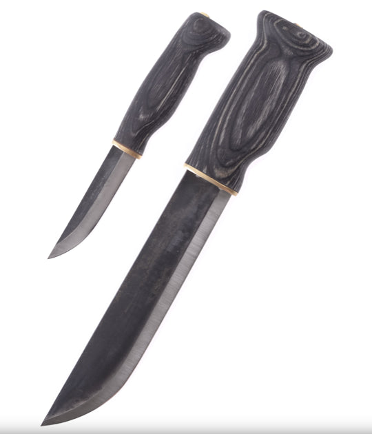 Wood Jewel Grand couteau double Lapinleuku, noir - 
