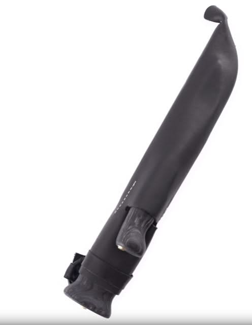 Wood Jewel Grand couteau double Lapinleuku, noir - 