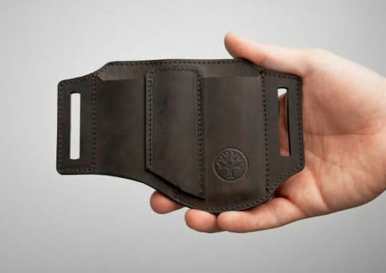 Boker Étui en cuir ED-Three Marron - 