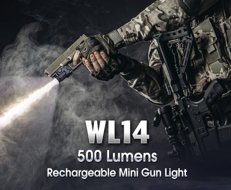Nextorch WL14 500 Lumens Rechargeble Mini Weapon Light -
