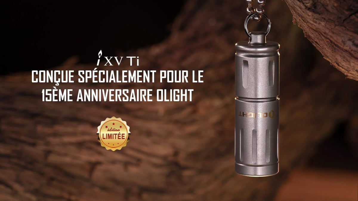 Olight iXV Ti - Mini Lampe de Poche Porte-Clés - 