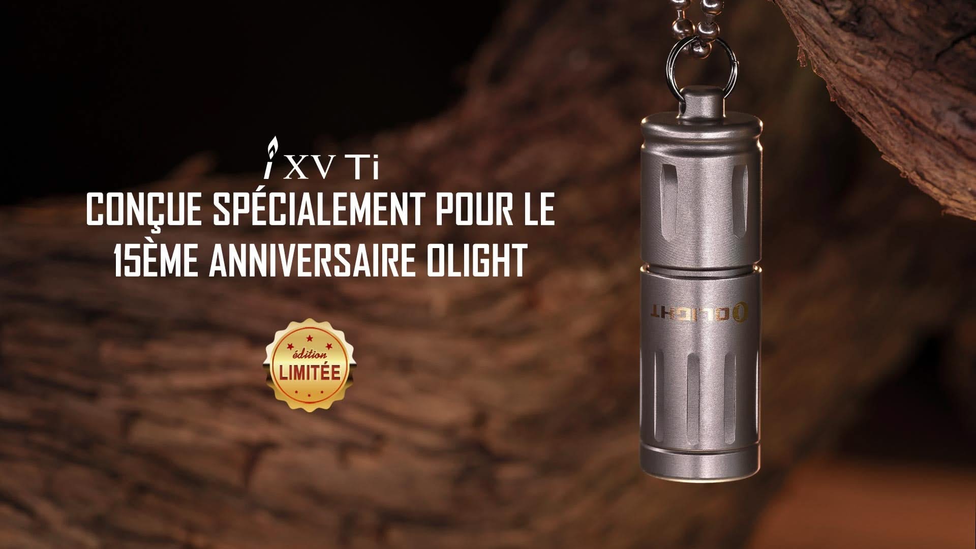 Olight iXV Ti - Mini Lampe de Poche Porte-Clés - 