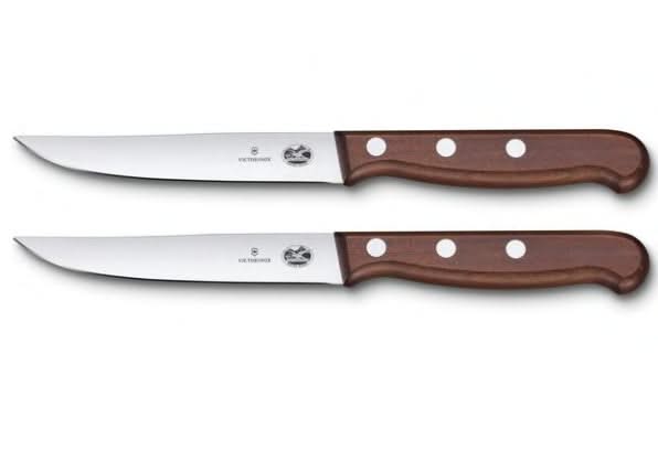 Victorinox 5.1120.2G Set couteaux à steak Wood, 2 pièces - 