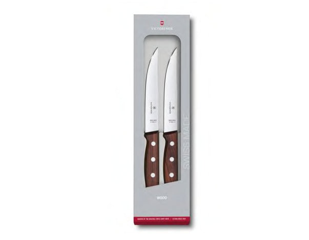Victorinox 5.1120.2G Set couteaux à steak Wood, 2 pièces - 