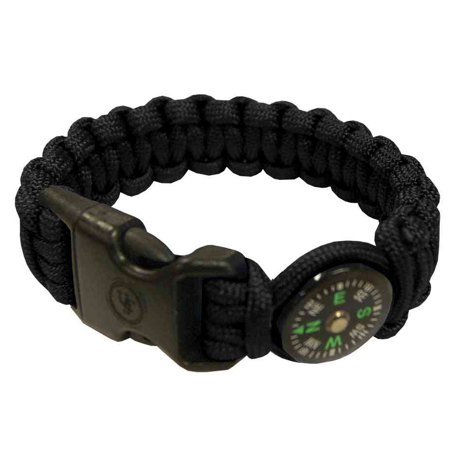 UST 20-295-345-E5 – bracelet de survie noir avec boussole