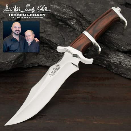 United Cutlery GH5090 Couteau de combat Hibben Darkwood Legacy III Fighter - 