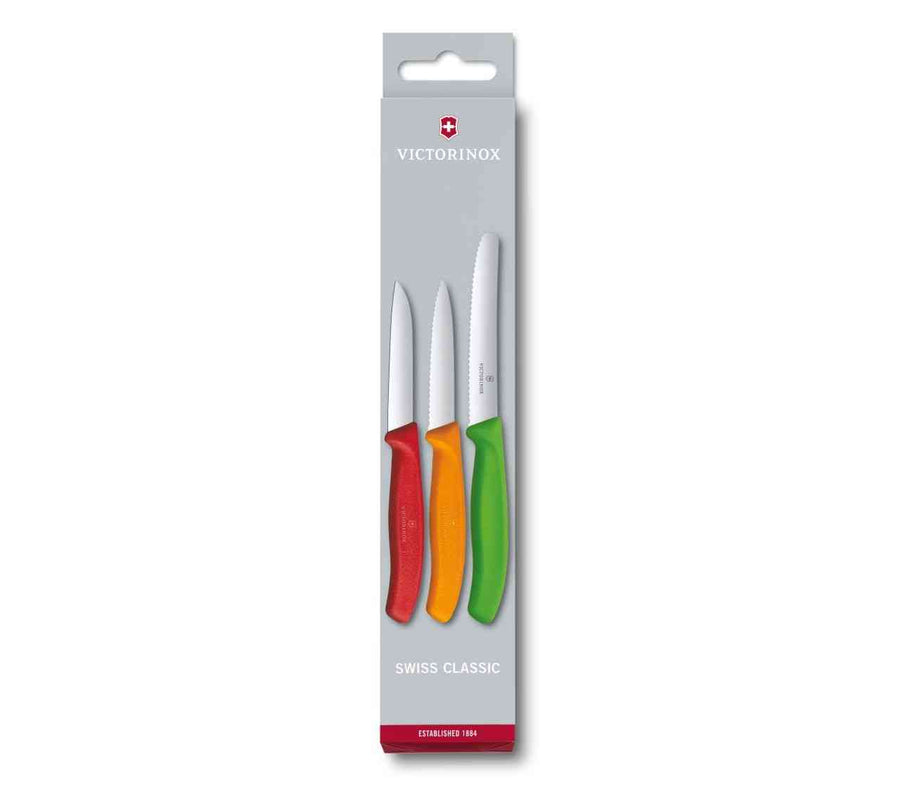 Victorinox 6711632 Set de couteaux d’office colorés - 