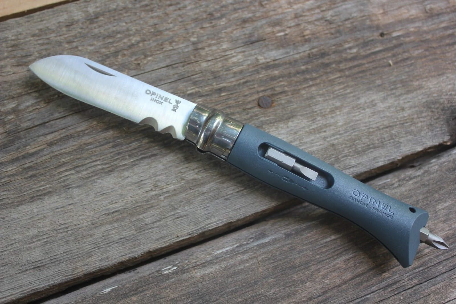 Embouts de tournevis du couteau Opinel N°09 Bricolage gris
