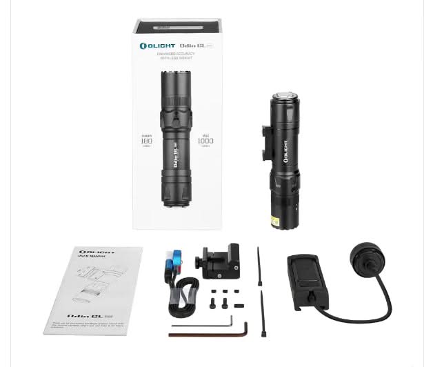 Olight Odin GL Mini - Lampe Tactique Militaire 1913 Laser - 
