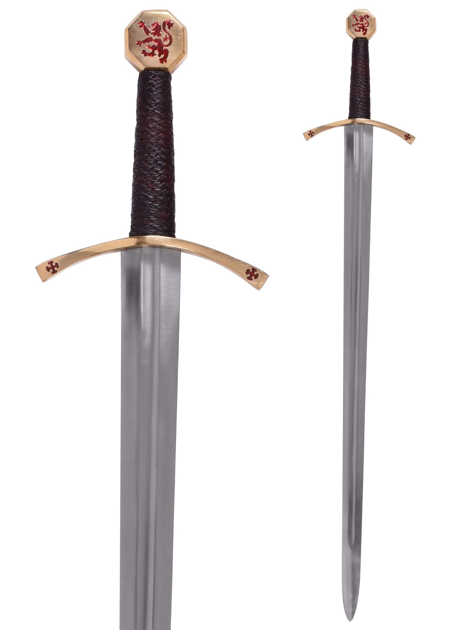 Bruce Sword, épée médiévale à une main avec fourreau - 