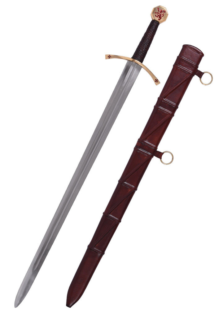 Bruce Sword, épée médiévale à une main avec fourreau - 