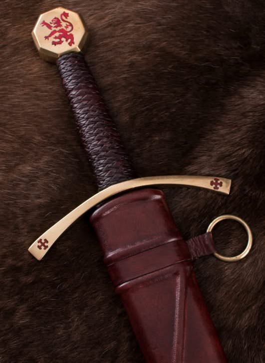 Bruce Sword, épée médiévale à une main avec fourreau - 