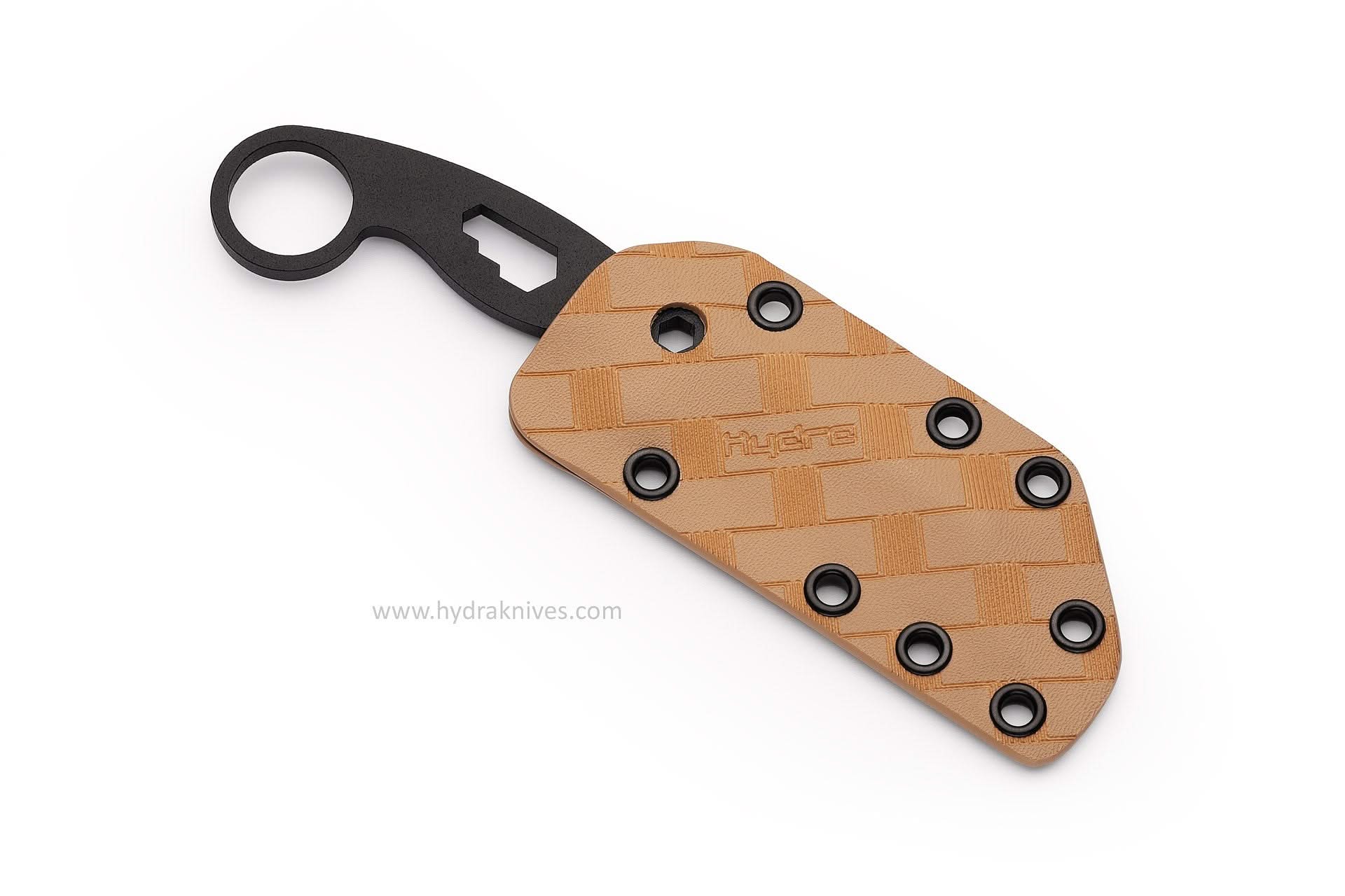 Hydra Knives Buzzard Black Vulture Etui brun - 