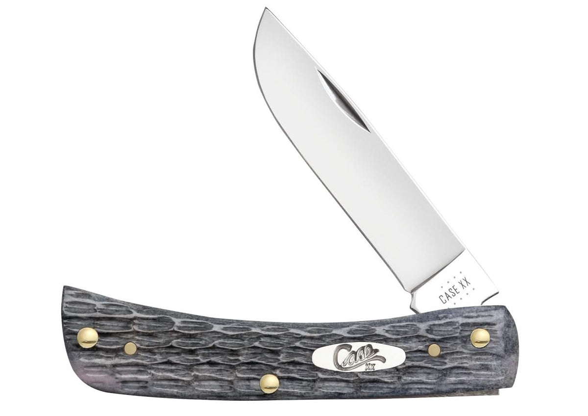 Case CV Pocket Worn Gray Bone Sod Buster Junior - 