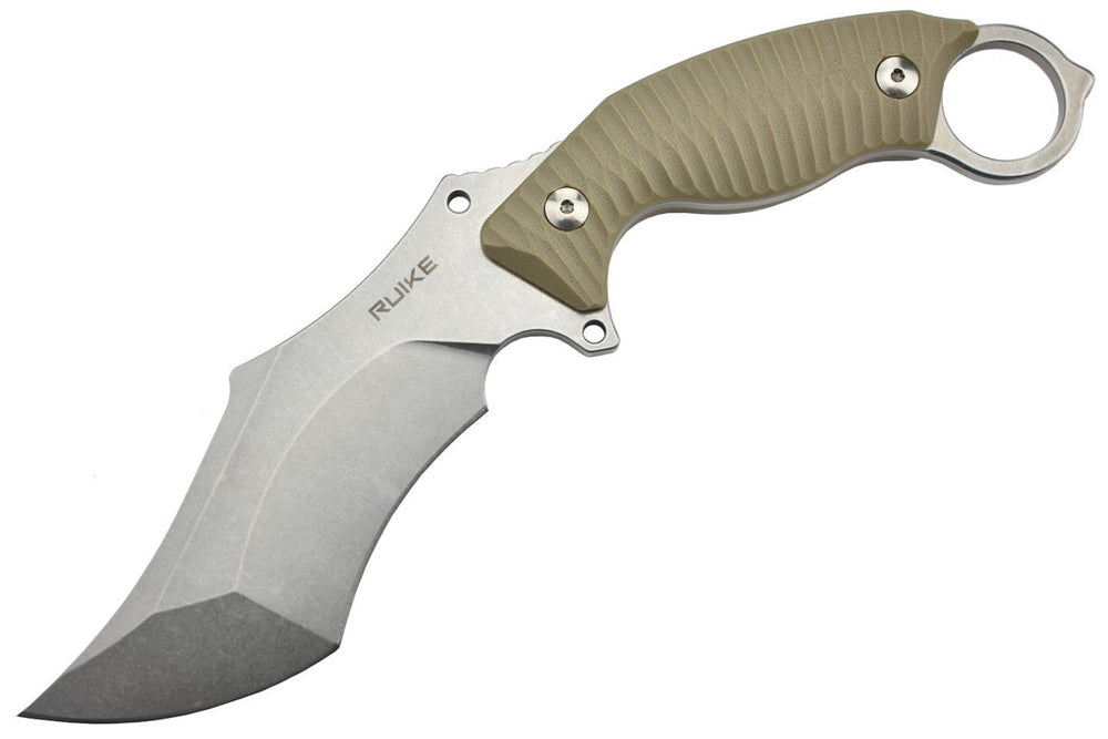 Ruike F181W Couteau Karambit acier 14C28N manche G10 - 