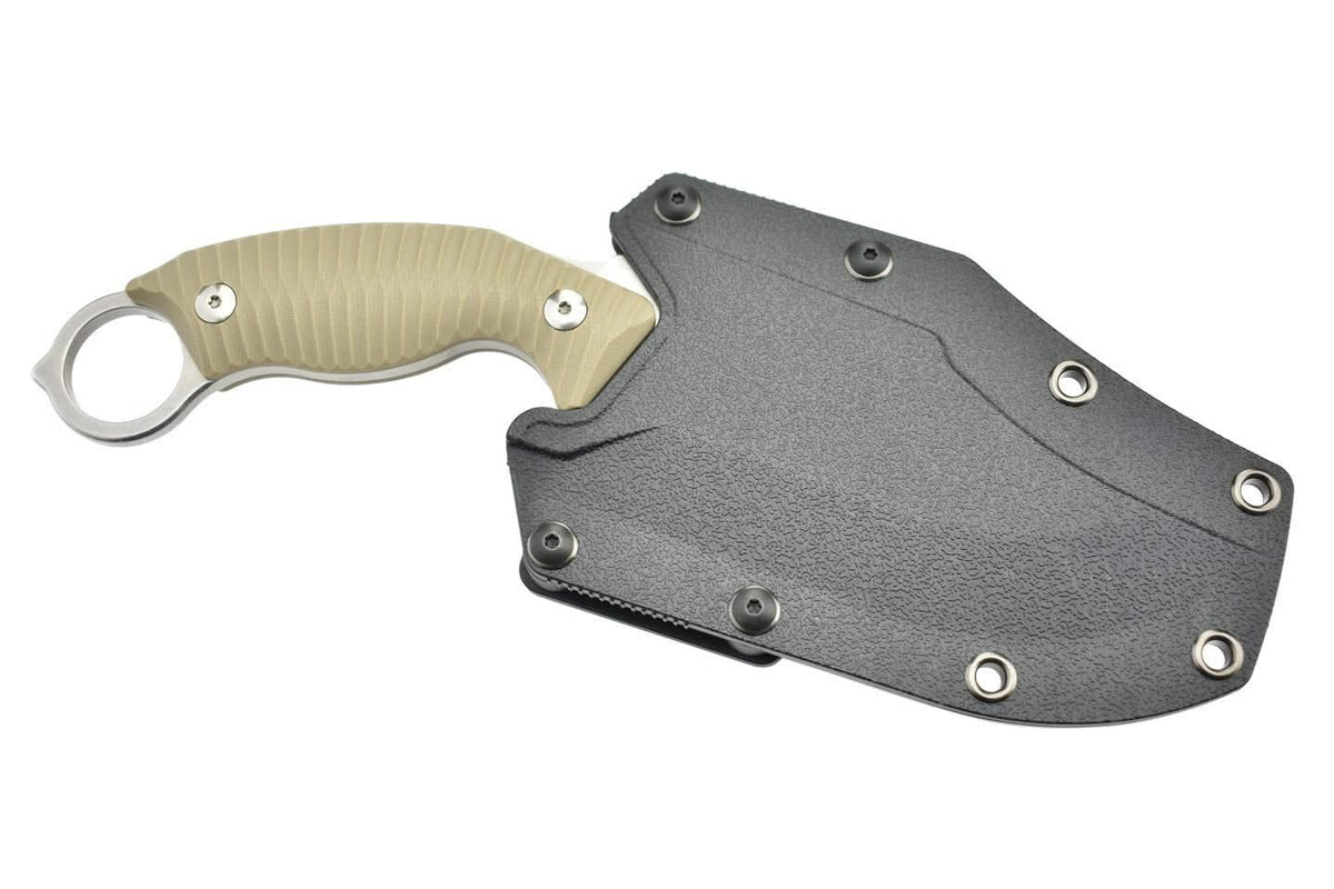 Ruike F181W Couteau Karambit acier 14C28N manche G10 - 
