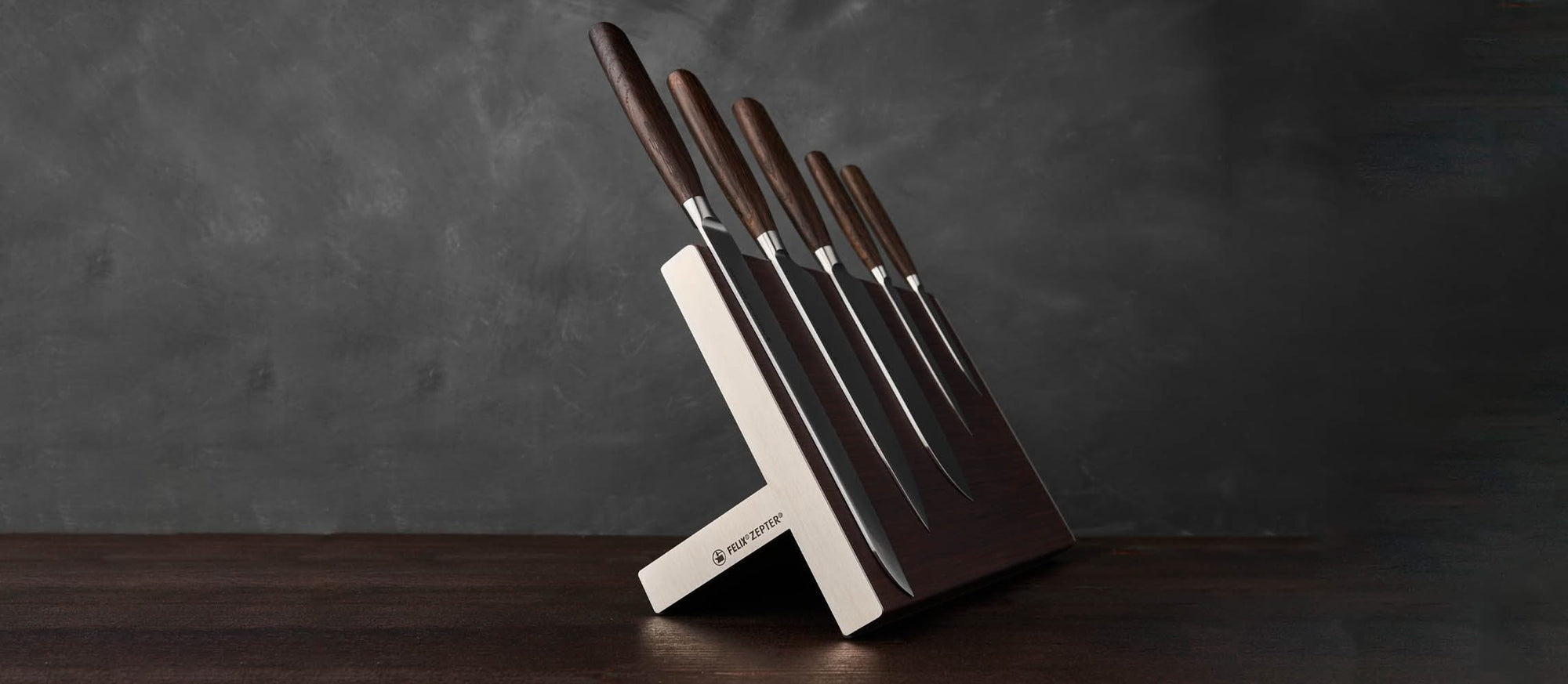 Felix Soligen Ensemble 5 Couteaux + Support - 