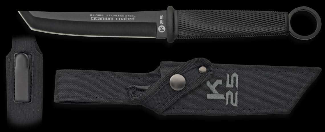 K25 Poignard de botte Tanto avec étui - 