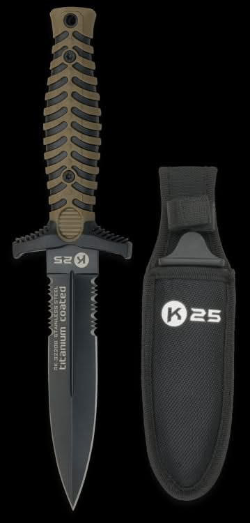 K25 Poignard de botte avec étui - 