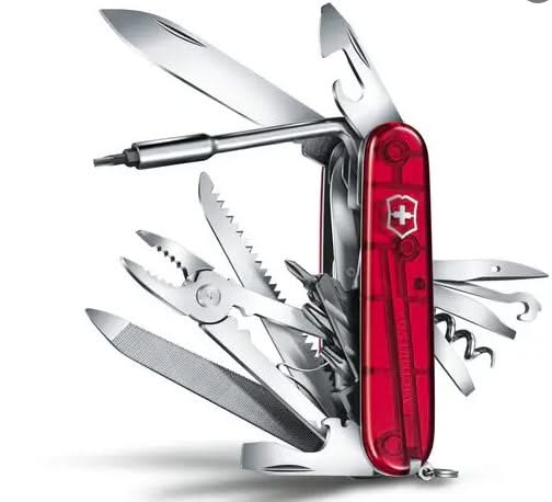 Victorinox Cyber Tool L 1.7775.T – rouge transparent, 39 fonctions