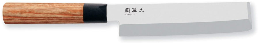 Kai MGR-0165N Seki Magoroku Redwood Nakiri lame de 16,5 cm - 