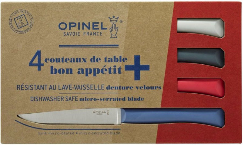 Opinel Coffret 4 couteaux de table Bon Appétit+ - 