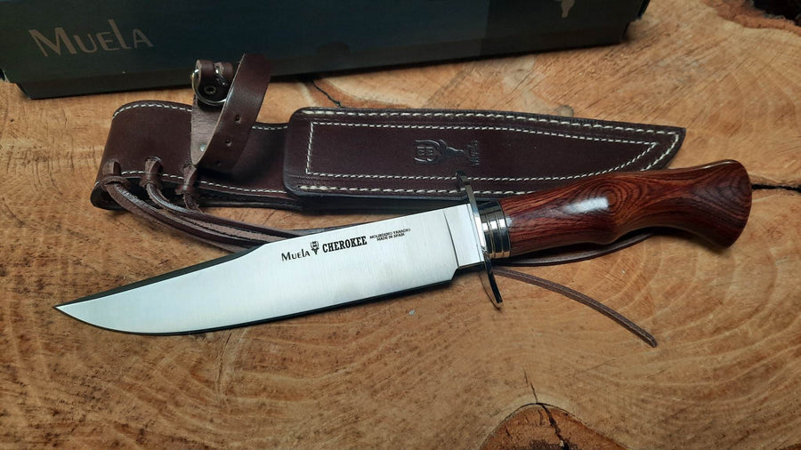 Muela 19R Cherokee Superbe Couteau de chasse -