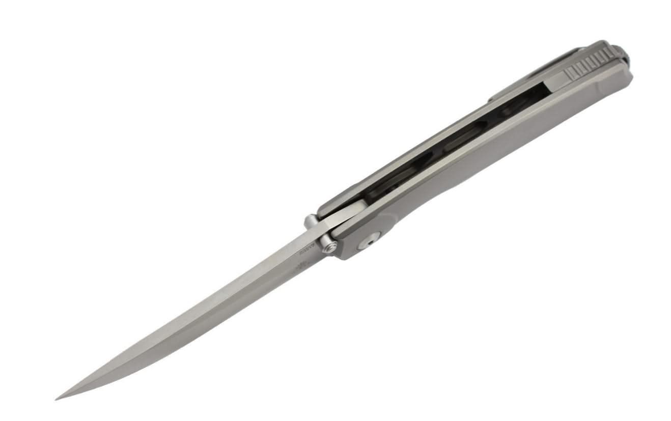 Kizer Ki4517 Shamshir par Azo lame acier S35VN manche titane - 
