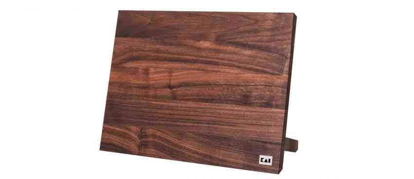 Kai DM0806 Porte-couteaux Noyer Pour 6-8 couteaux - 