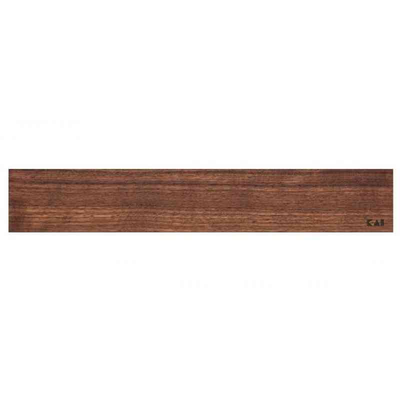Kai DM0807 Barre magnétique en bois  Noyer pour 4-6 couteaux - 