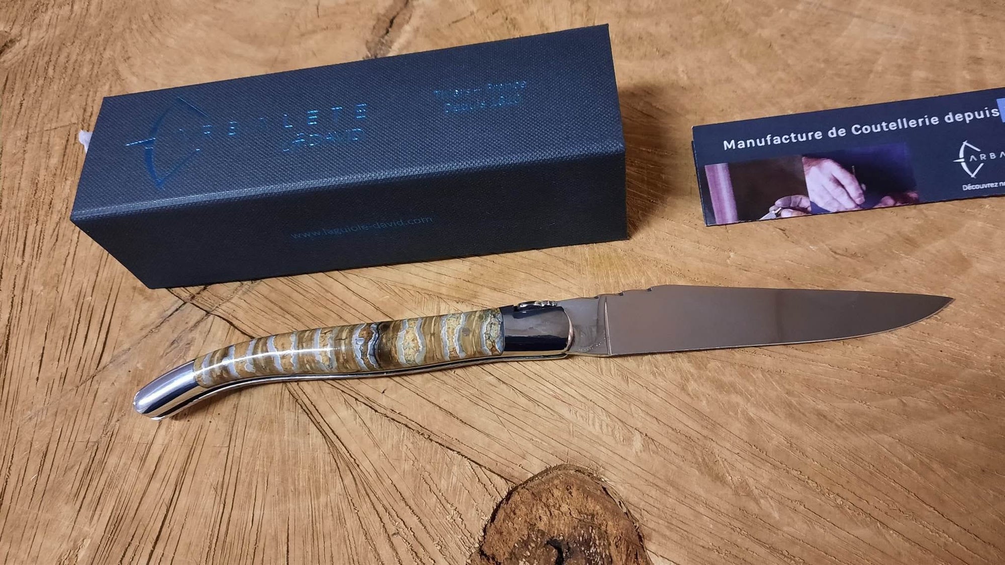 Laguiole G. DAVID Forge Molaire de Mammouth : Pièce unique - 
