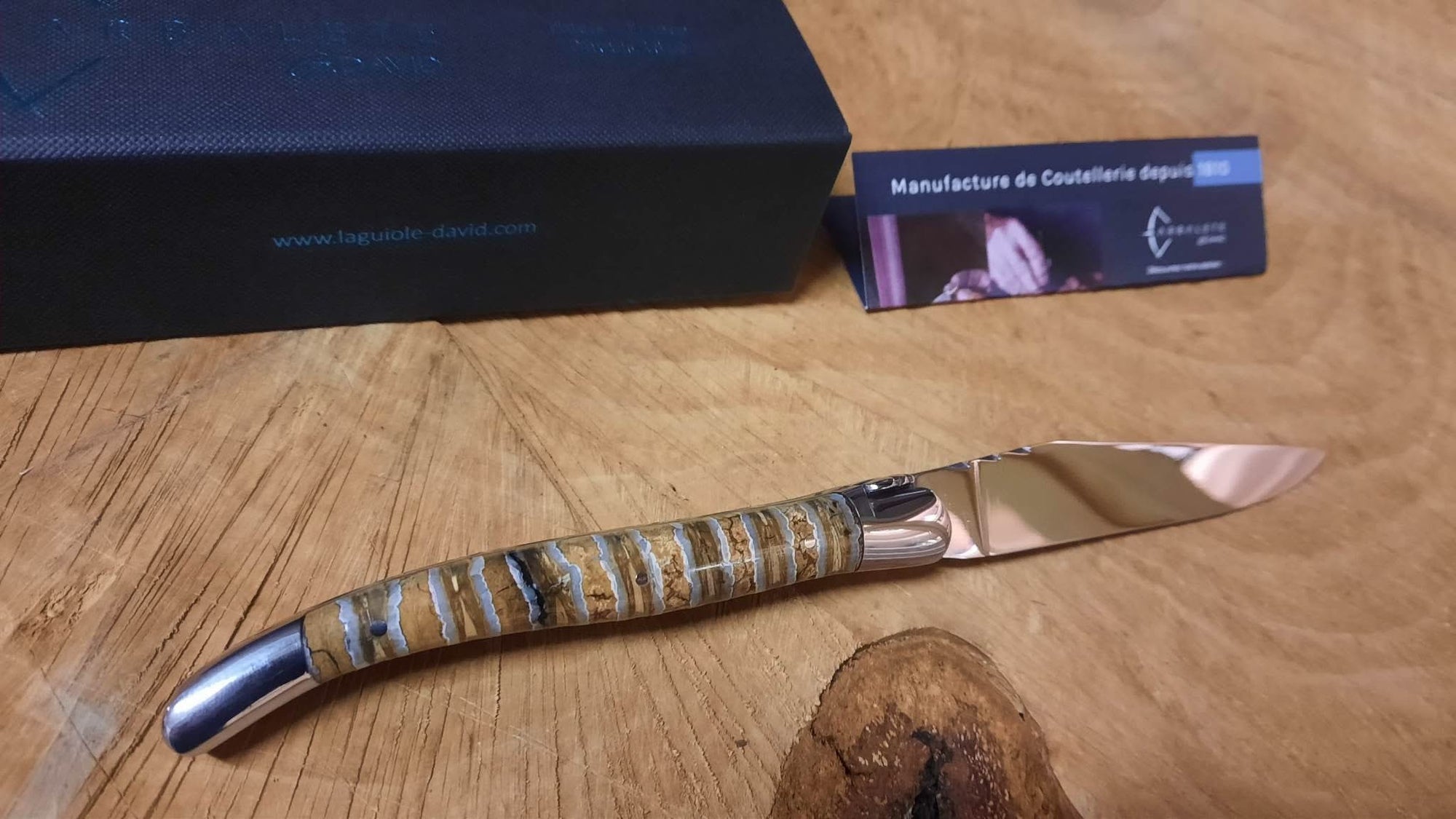 Laguiole G. DAVID Forge Molaire de Mammouth : Pièce unique - 
