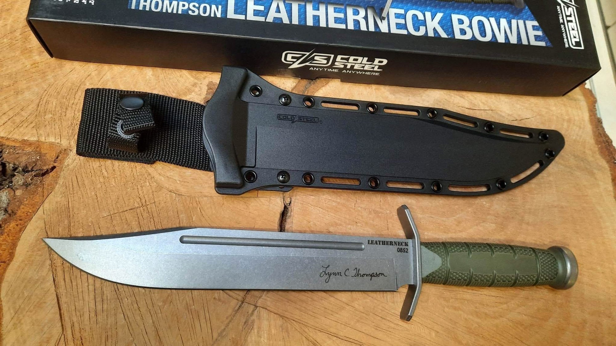 Cold Steel 39LSFCAA Leatherneck Edition limitée Bowie Numéro 0852 - 