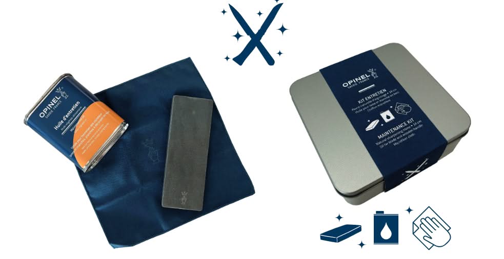 Opinel Kit d'entretien 3 pièces - 