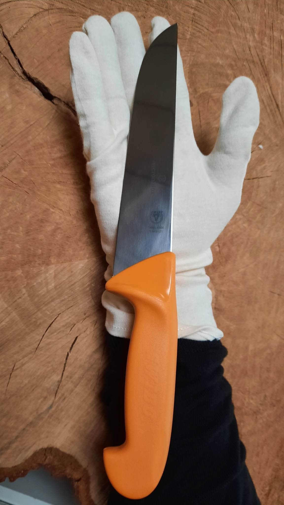 Victorinox Swibo 5.8431.21 Fleischermesser mit gelbem Griff
